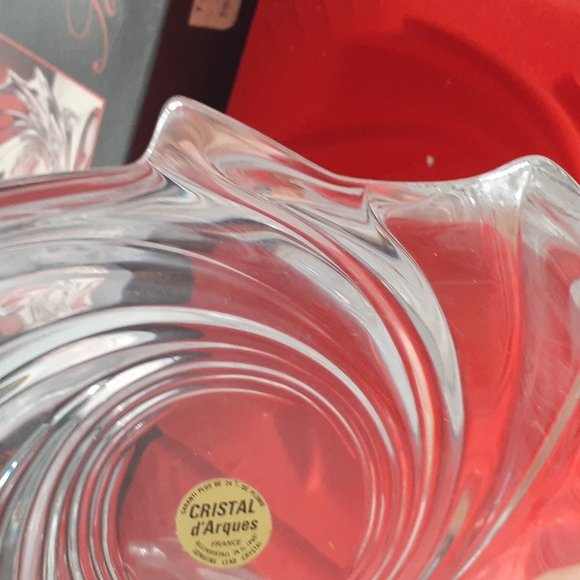 Two Vintage Cristal d'arques ashtrays. - Picture 3 of 6